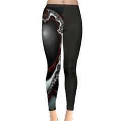 fractal eye Inside Out Leggings