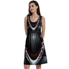 fractal eye Classic Skater Dress