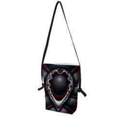 fractal eye Folding Shoulder Bag