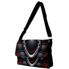 fractal eye Full Print Messenger Bag (S)