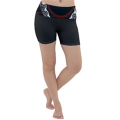 fractal eye Lightweight Velour Yoga Shorts