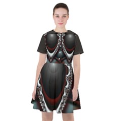 fractal eye Sailor Dress