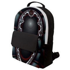 fractal eye Flap Pocket Backpack (Small)