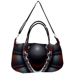 fractal eye Removable Strap Handbag