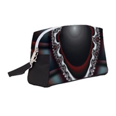 fractal eye Wristlet Pouch Bag (Medium)