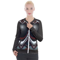 fractal eye Casual Zip Up Jacket