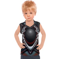 fractal eye Kids  Sport Tank Top