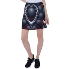 fractal eye Tennis Skirt