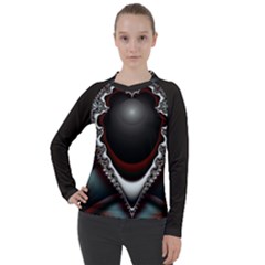 fractal eye Women s Pique Long Sleeve T-Shirt