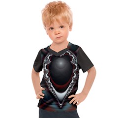 fractal eye Kids  Sports T-Shirt