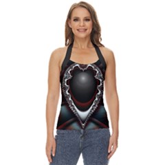 fractal eye Basic Halter Top