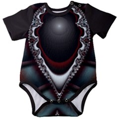 fractal eye Baby Short Sleeve Bodysuit