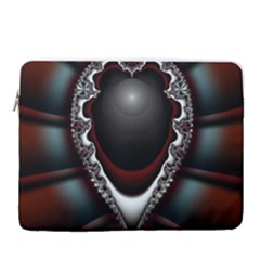 fractal eye 15  Vertical Laptop Sleeve Case With Pocket