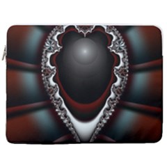 fractal eye 17  Vertical Laptop Sleeve Case With Pocket