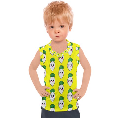 Radish Pattern 1 Kids  Sport Tank Top by CocoBellKidsTV24