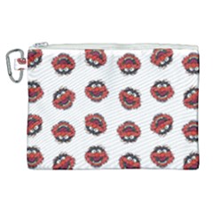 Muppets Animal Pattern Canvas Cosmetic Bag (xl) by Valentinaart