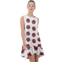 Muppets Animal Pattern Frill Swing Dress by Valentinaart