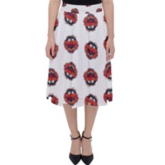 Muppets Animal Pattern Classic Midi Skirt by Valentinaart