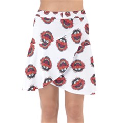 Muppets Animal Pattern Wrap Front Skirt by Valentinaart