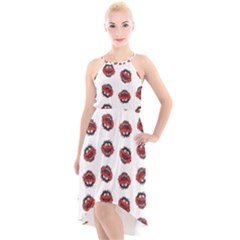 Muppets Animal Pattern High-low Halter Chiffon Dress  by Valentinaart