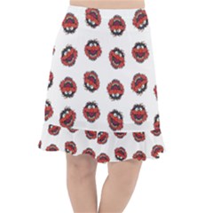 Muppets Animal Pattern Fishtail Chiffon Skirt by Valentinaart