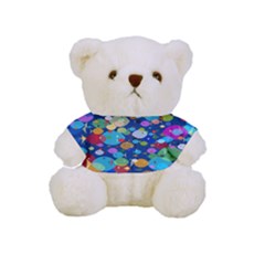 Illustrations Sea Fish Swimming Colors Full Print Cuddly Teddy Bear by anzea