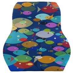 Illustrations Sea Fish Swimming Colors Car Seat Back Cushion 