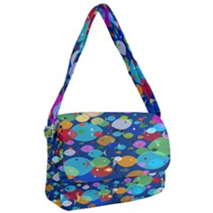 Illustrations Sea Fish Swimming Colors Courier Bag by anzea