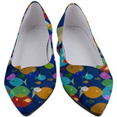 Illustrations Sea Fish Swimming Colors Women s Block Heels  by anzea