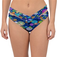 Illustrations Sea Fish Swimming Colors Double Strap Halter Bikini Bottoms by anzea