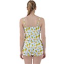 Illustrations Lemon Citrus Fruit Yellow Tie Front Two Piece Tankini View2