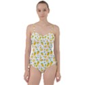 Illustrations Lemon Citrus Fruit Yellow Sweetheart Tankini Set View1