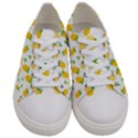 Illustrations Lemon Citrus Fruit Yellow Men s Low Top Canvas Sneakers View1