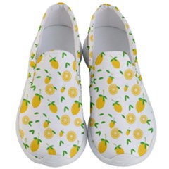 Illustrations Lemon Citrus Fruit Yellow Men s Lightweight Slip Ons