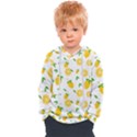 Illustrations Lemon Citrus Fruit Yellow Kids  Overhead Hoodie View1