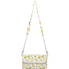 Illustrations Lemon Citrus Fruit Yellow Mini Crossbody Handbag by anzea