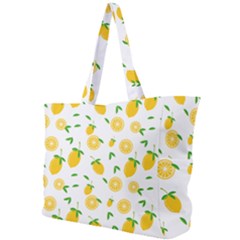 Illustrations Lemon Citrus Fruit Yellow Simple Shoulder Bag