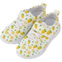 Illustrations Lemon Citrus Fruit Yellow Kids  Velcro Strap Shoes View2