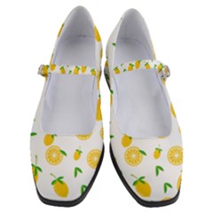 Illustrations Lemon Citrus Fruit Yellow Women s Mary Jane Shoes by anzea