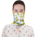 Illustrations Lemon Citrus Fruit Yellow Face Covering Bandana (Adult) View1