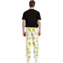 Illustrations Lemon Citrus Fruit Yellow Men s Elastic Waist Pants View2