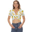 Illustrations Lemon Citrus Fruit Yellow Twist Front Crop Top View1