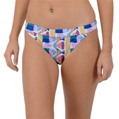 Illustrations Of Fish Texture Modulate Sea Pattern Band Bikini Bottoms