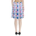 Illustrations Of Fish Texture Modulate Sea Pattern Pleated Skirt View2