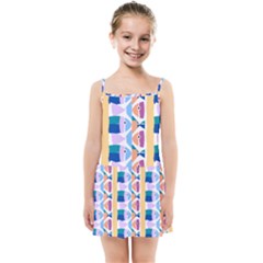 Illustrations Of Fish Texture Modulate Sea Pattern Kids  Summer Sun Dress by anzea