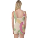 Line Pattern Dot One Piece Boyleg Swimsuit View2