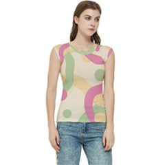 Line Pattern Dot Women s Raglan Cap Sleeve T-shirt by anzea