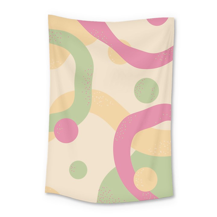 Line Pattern Dot Small Tapestry