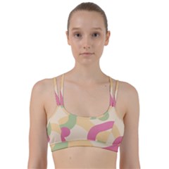 Line Pattern Dot Line Them Up Sports Bra