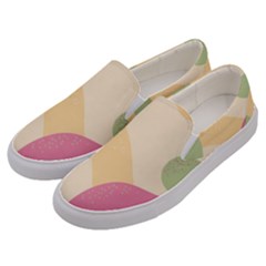 Line Pattern Dot Men s Canvas Slip Ons by anzea